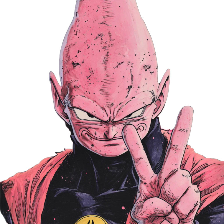 Majin Buu Vinyl Car Decal Sticker – Waterproof & UV-Resistant 4.0"