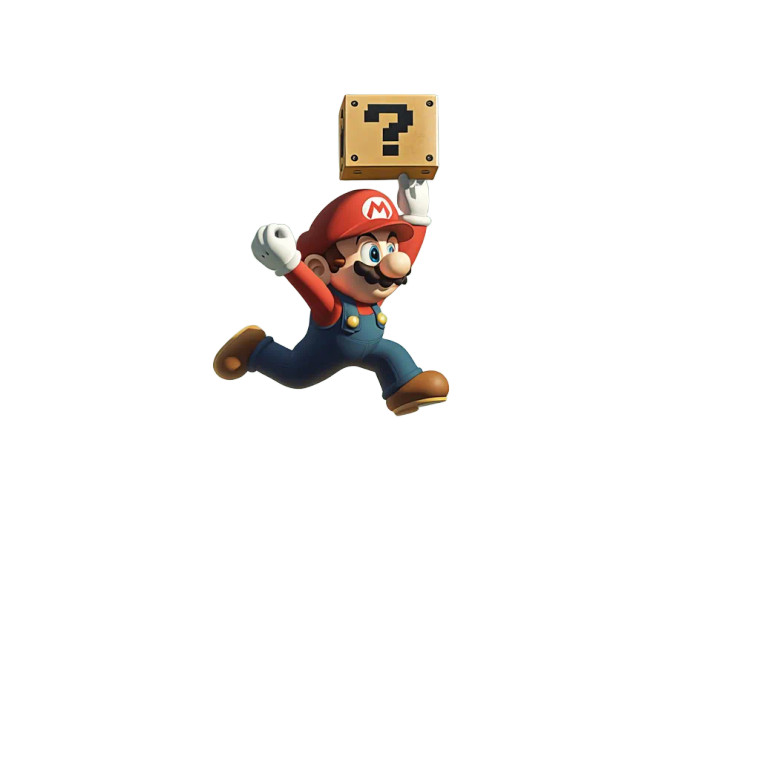 Mario Jump Question Block Vinyl Car Decal Sticker – Waterproof & UV-Resistant 4.0"
