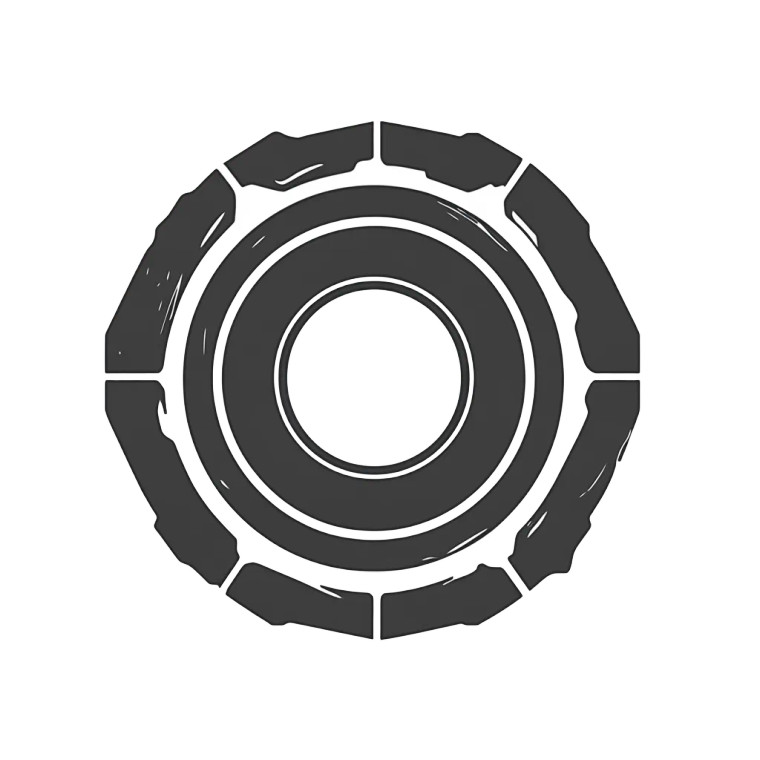 Modern Minimalist Shield Logo Vinyl Car Decal Sticker – Waterproof & UV-Resistant 4.0"