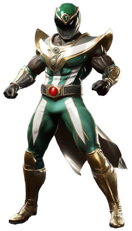 Nigerian Power Ranger Vinyl Car Decal Sticker – Waterproof & UV-Resistant 4.0"