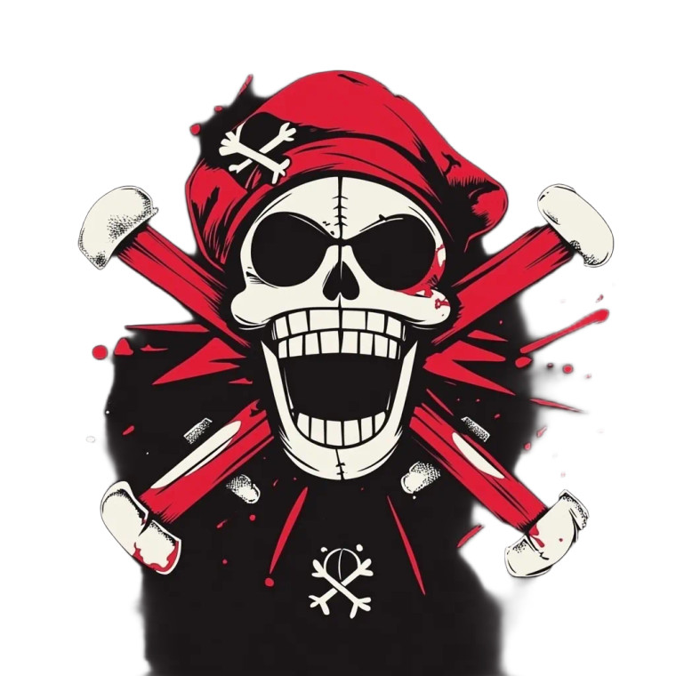 One Piece Football Logo Vinyl Car Decal Sticker – Waterproof & UV-Resistant 4.0"