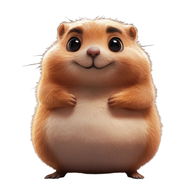 Party Animals Groundhog Vinyl Car Decal Sticker – Waterproof & UV-Resistant 4.0"