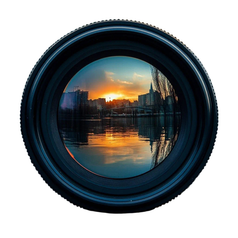 Photo Lens Vinyl Car Decal Sticker – Waterproof & UV-Resistant 4.0"