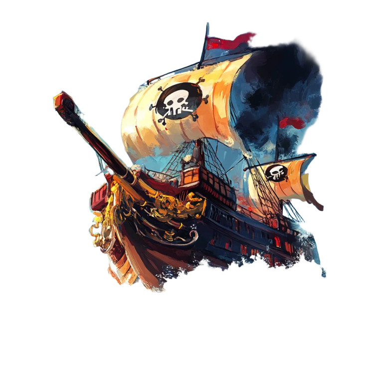 Pirate King Luffy Ship Vinyl Car Decal Sticker – Waterproof & UV-Resistant 4.0"