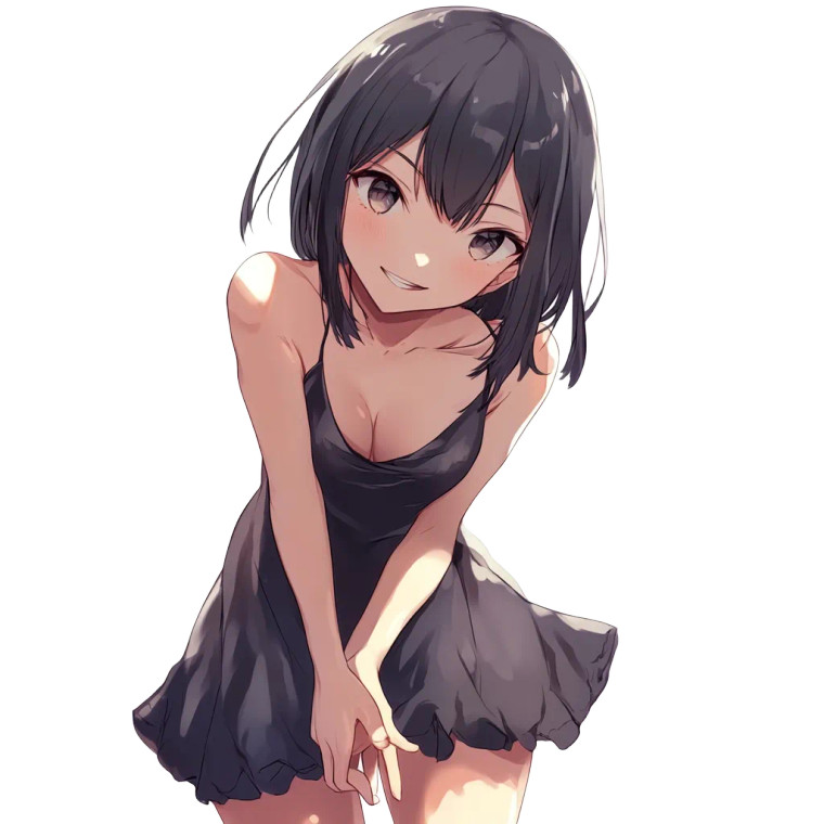 Anime Woman Smiling Dress Vinyl Car Decal Sticker – Waterproof & UV-Resistant 4.0" Anime Woman Smiling Dress Vinyl Car Decal Sticker – Waterproof & UV-Resistant 4.0"