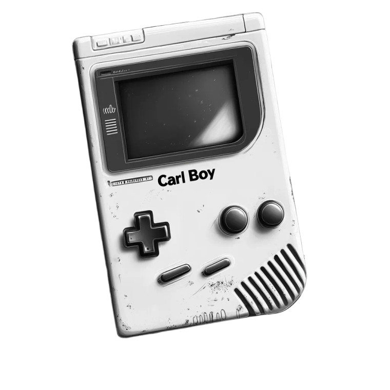 Carl Boy 2D 90S Vinyl Car Decal Sticker – Waterproof & UV-Resistant 4.0"