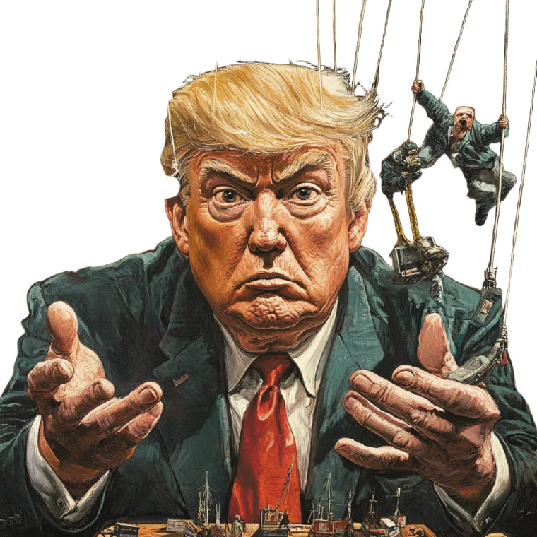 Man Election Manipulation Vinyl Car Decal Sticker – Waterproof & UV-Resistant 4.0"