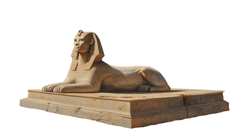 Pyramid Sphinx Khafre Background Vinyl Car Decal Sticker – Waterproof & UV-Resistant 7.14"