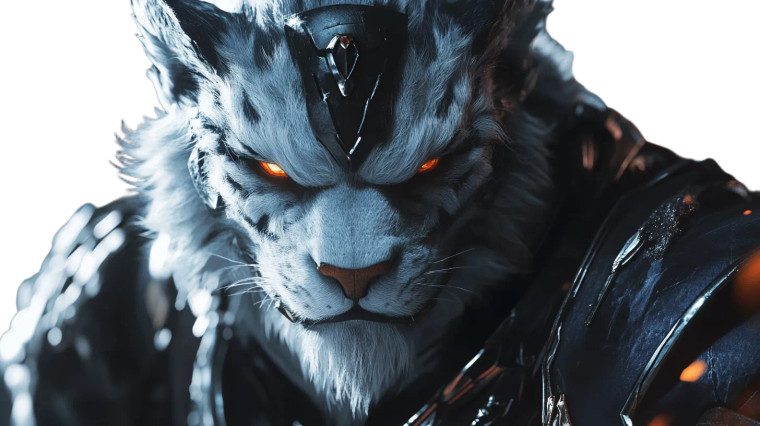 Rengar Whitetiger 3D Cinematic Vinyl Car Decal Sticker – Waterproof & UV-Resistant 7.14"