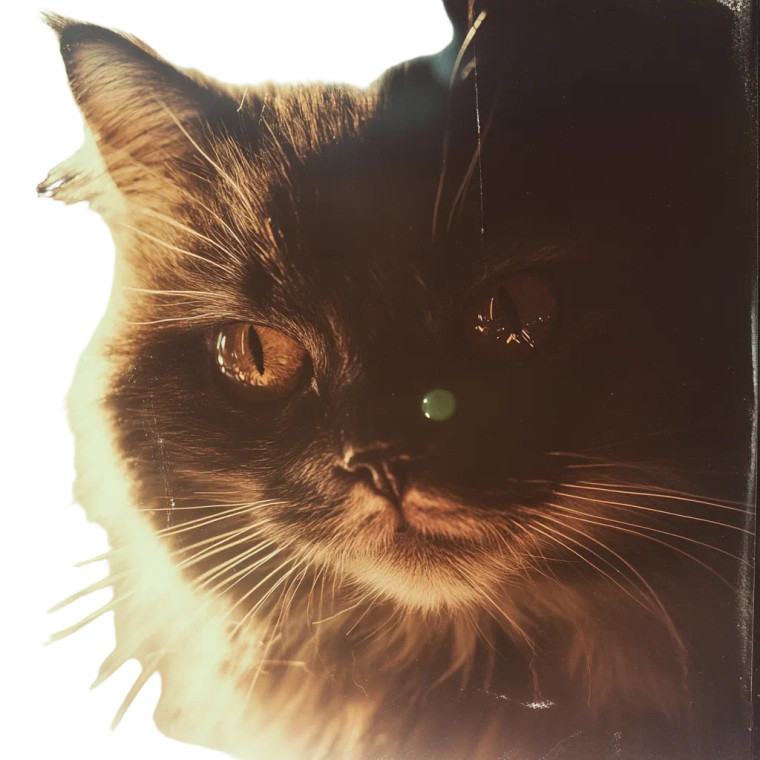 Retro Cat 1980S Vinyl Car Decal Sticker – Waterproof & UV-Resistant 4.0"