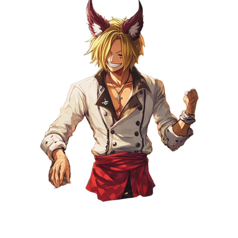 Sanji Cooking Pirate Kitchen Vinyl Car Decal Sticker – Waterproof & UV-Resistant 4.0"
