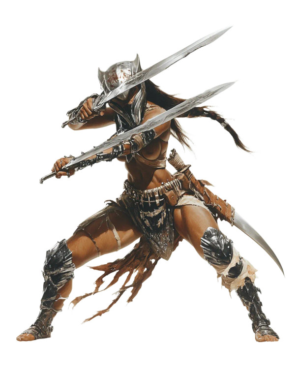 Scifi Female War Hero Vinyl Car Decal Sticker – Waterproof & UV-Resistant 4.0"