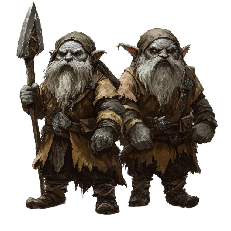 Sickly Gray Dwarf Acolytes Vinyl Car Decal Sticker – Waterproof & UV-Resistant 4.0"