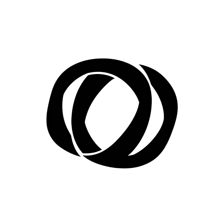 Abstract Rings Logo Vinyl Car Decal Sticker – Waterproof & UV-Resistant 4.0"