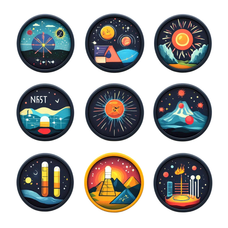 Academic Achievements Badges Vinyl Car Decal Sticker – Waterproof & UV-Resistant 4.0"