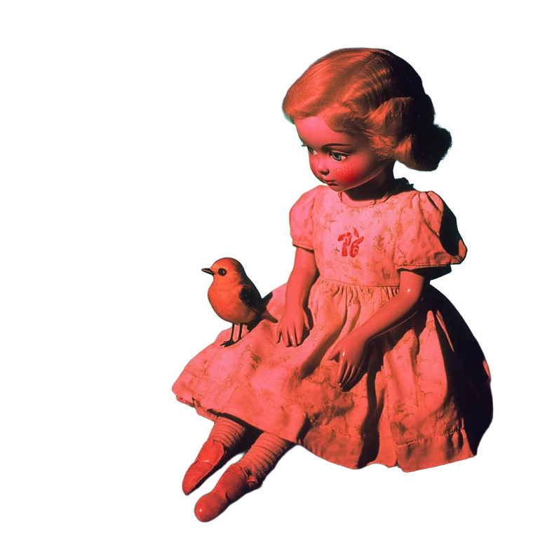 Bizarre Surreal Doll Bird Vinyl Car Decal Sticker – Waterproof & UV-Resistant 4.0" Bizarre Surreal Doll Bird Vinyl Car Decal Sticker – Waterproof & UV-Resistant 4.0"