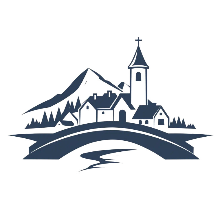 Bridge Church Logo Vinyl Car Decal Sticker – Waterproof & UV-Resistant 4.0"