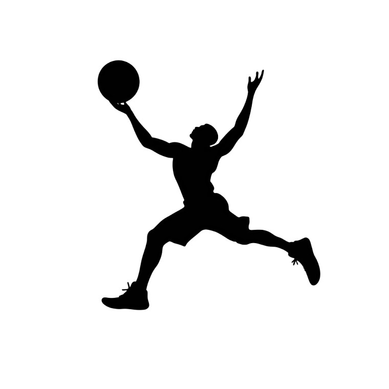 Dunk Forbidden Pictogram Square Vinyl Car Decal Sticker – Waterproof & UV-Resistant 4.0"