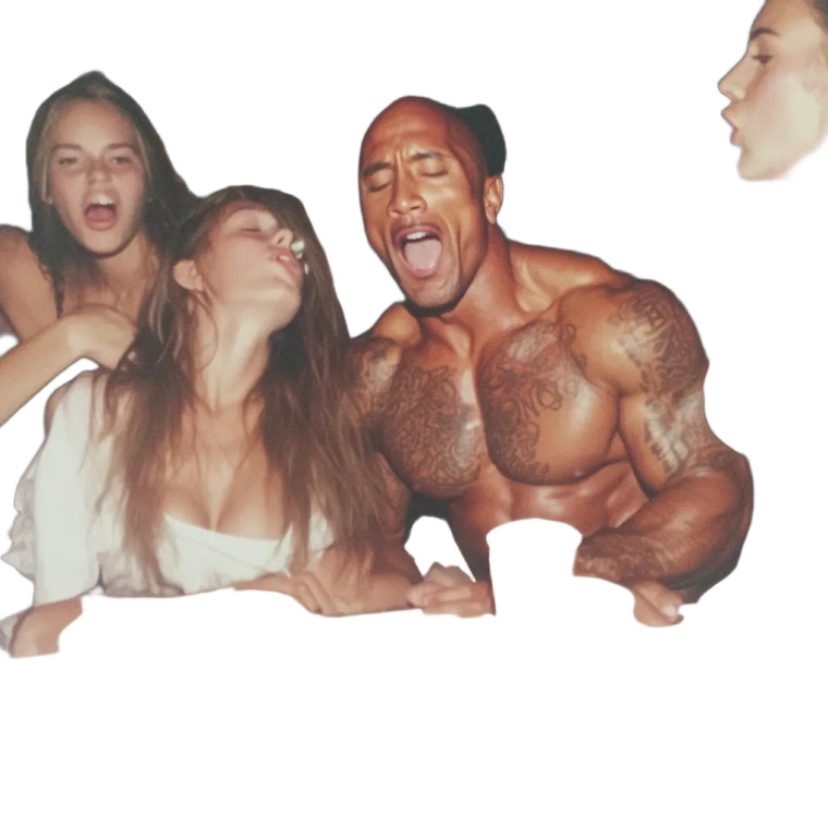 Dwayne Johnson Party Footage Vinyl Car Decal Sticker – Waterproof & UV-Resistant 4.0"