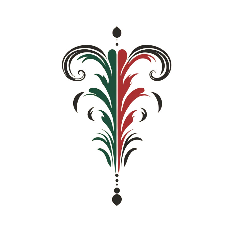 Italian Logo Design Vinyl Car Decal Sticker – Waterproof & UV-Resistant 4.0"