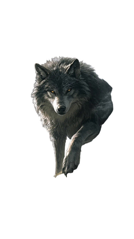 Legend Wolf Vinyl Car Decal Sticker – Waterproof & UV-Resistant 4.0"