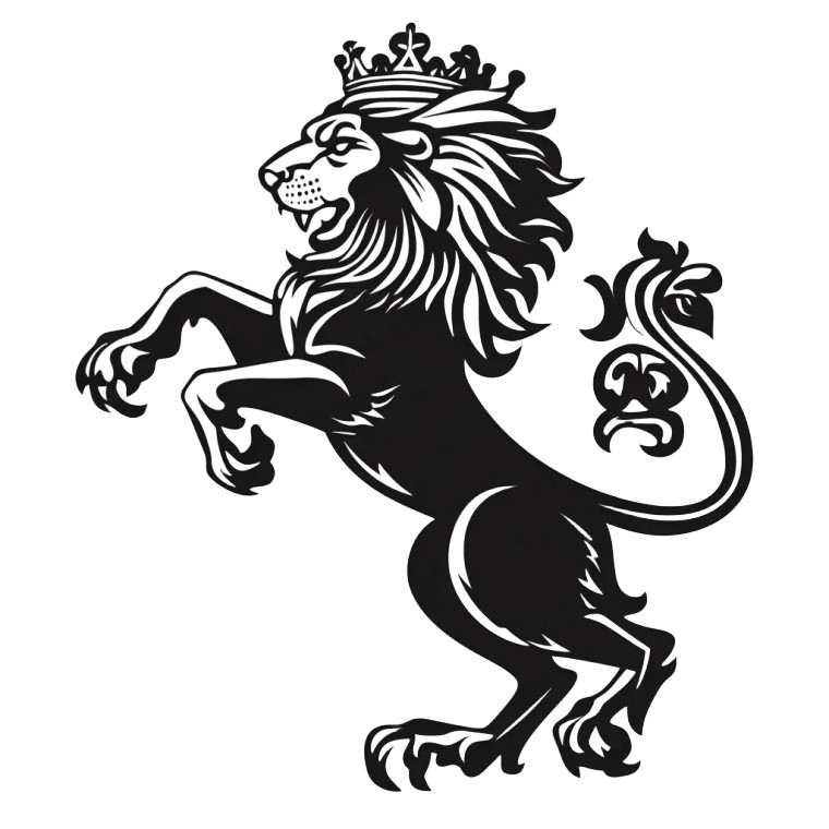 Lviv Lion Coat Arms Vinyl Car Decal Sticker – Waterproof & UV-Resistant 4.0"
