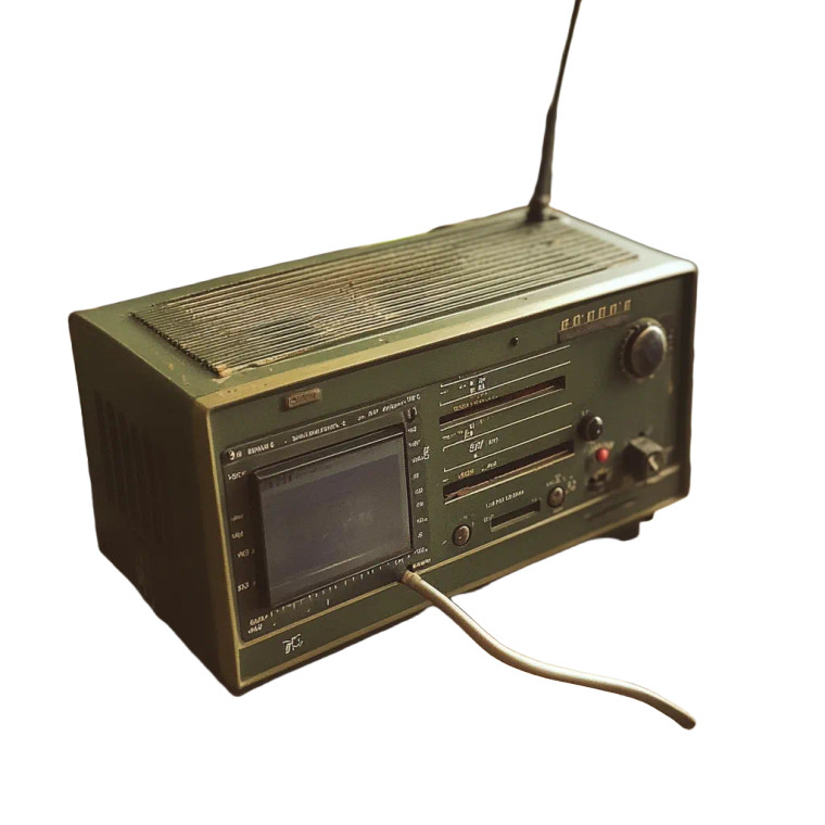 Military Radio Fm Am 80S Vinyl Car Decal Sticker – Waterproof & UV-Resistant 4.0"