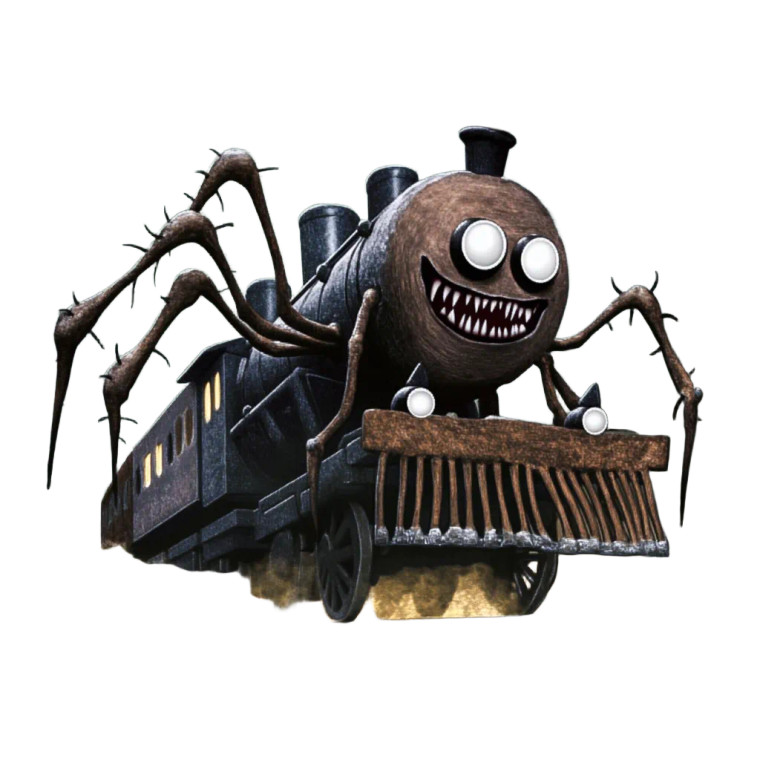 Monster Choo Charles Spider Vinyl Car Decal Sticker – Waterproof & UV-Resistant 4.0"