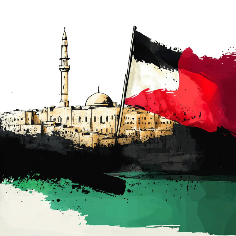 Palestine Abstract Peace Future Vinyl Car Decal Sticker – Waterproof & UV-Resistant 4.0"