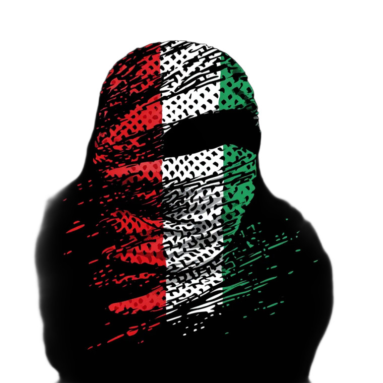 Palestine Kuffiyeh Logo Vinyl Car Decal Sticker – Waterproof & UV-Resistant 4.0"