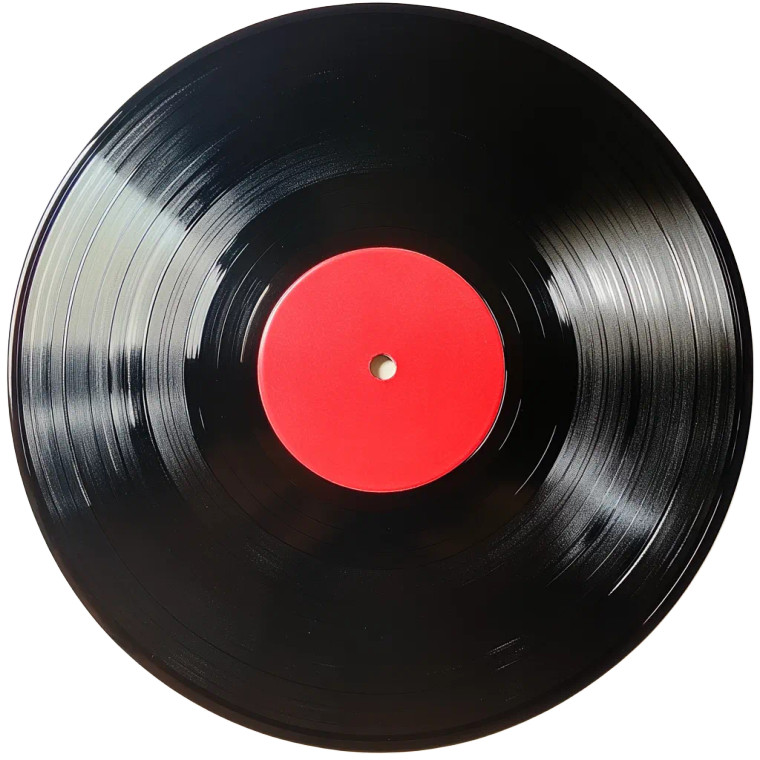 Retro Vinyl Record Vinyl Car Decal Sticker – Waterproof & UV-Resistant 4.0"