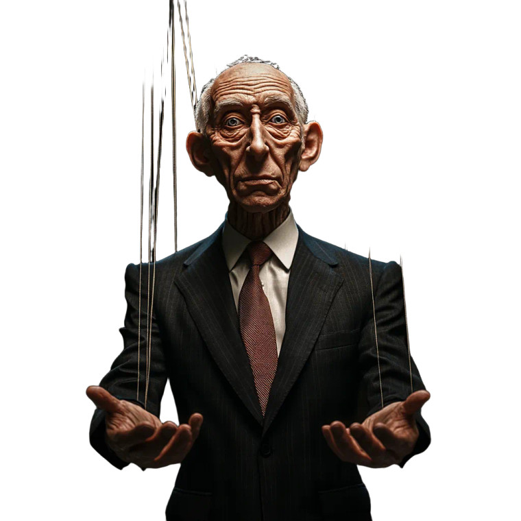 Soulless Puppet Business Suit Vinyl Car Decal Sticker – Waterproof & UV-Resistant 4.0"