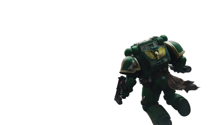 Space Marine Battle Monster Vinyl Car Decal Sticker – Waterproof & UV-Resistant 7.14"