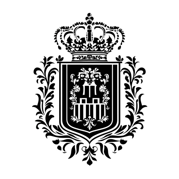 Spanish Crest Vector Vinyl Car Decal Sticker – Waterproof & UV-Resistant 4.0"