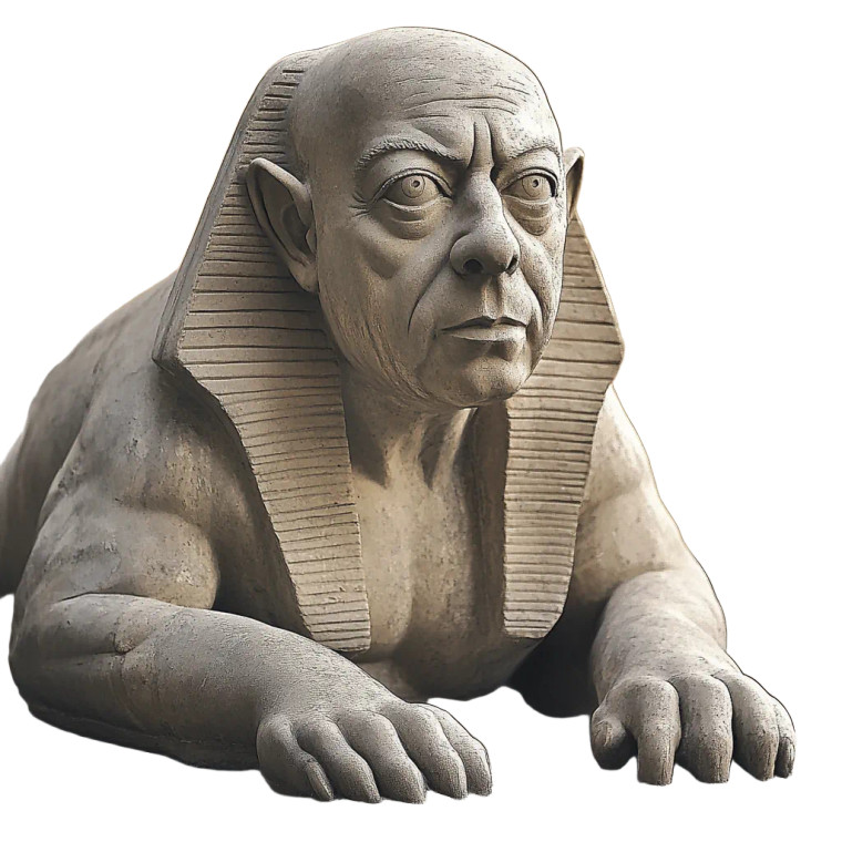 Sphinx Wallace Shawn Vinyl Car Decal Sticker – Waterproof & UV-Resistant 4.0"