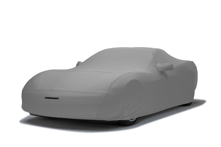 Ultimate All-Weather Proof Car Cover for Chevrolet Corvette 2014-2019 | Gray, Custom Fit, 5-Layer Softback Fabric