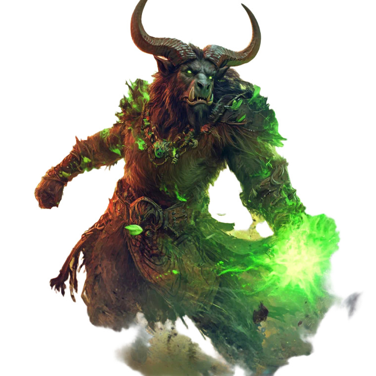 Tauren Druid Tranquil Spell Vinyl Car Decal Sticker – Waterproof & UV-Resistant 4.0"