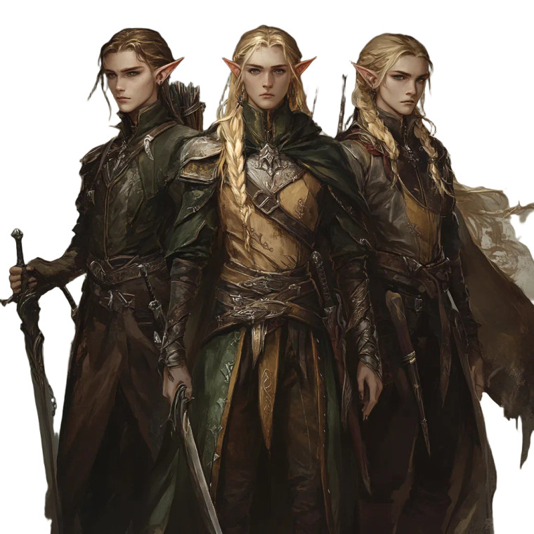 Three Male Medieval Elves Vinyl Car Decal Sticker – Waterproof & UV-Resistant 4.0" Three Male Medieval Elves Vinyl Car Decal Sticker – Waterproof & UV-Resistant 4.0"