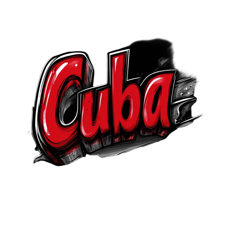 Trash Art Cuba Metal Vinyl Car Decal Sticker – Waterproof & UV-Resistant 4.0"