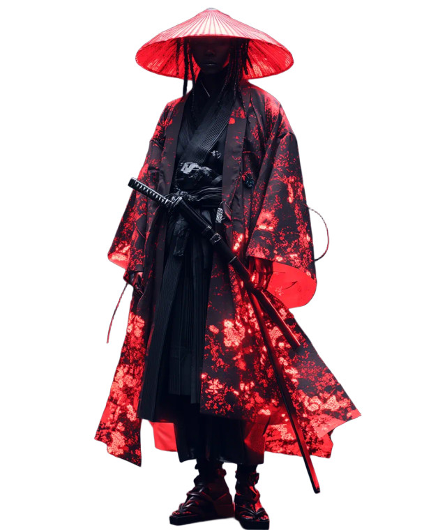 Urban Samurai Fusion Vinyl Car Decal Sticker – Waterproof & UV-Resistant 4.0"