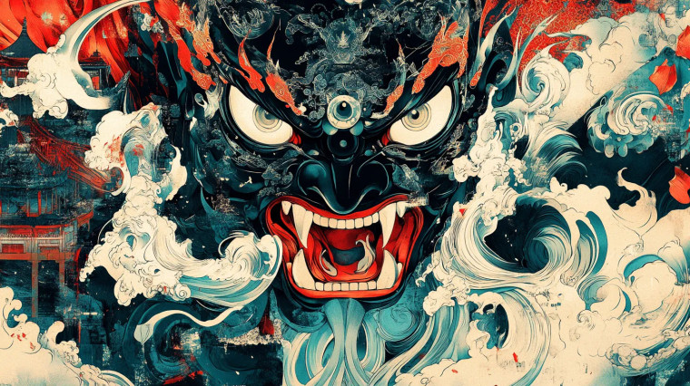 Vajra Bodhisattva Ancient Mythology Vinyl Car Decal Sticker – Waterproof & UV-Resistant 7.14"