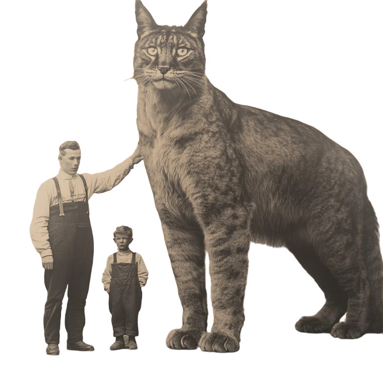 Vintage Giant Cat Boy Vinyl Car Decal Sticker – Waterproof & UV-Resistant 4.0"