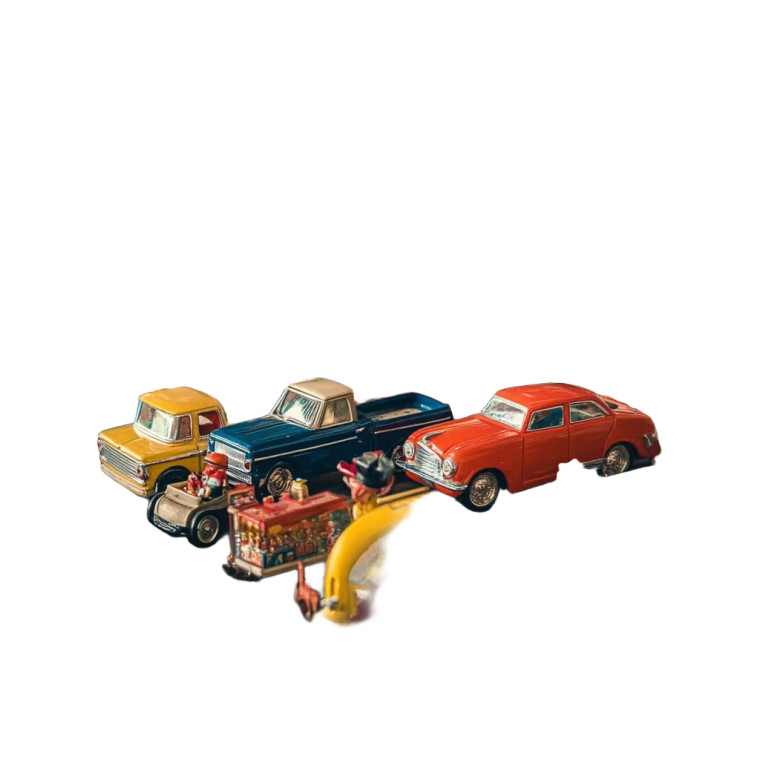 Vintage Toys Banner Vinyl Car Decal Sticker – Waterproof & UV-Resistant 4.0"