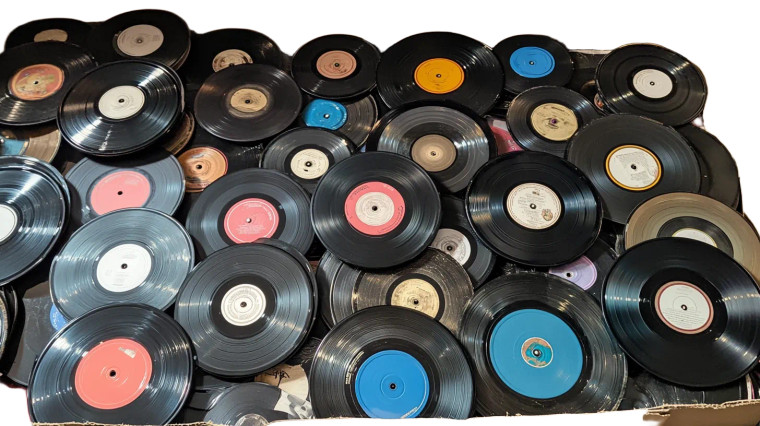 Vinyl Records Collection Vinyl Car Decal Sticker – Waterproof & UV-Resistant 7.14"