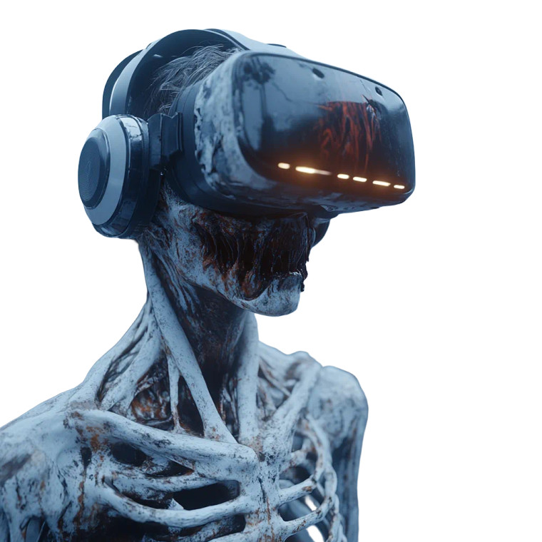 Vr Zombie Apocalypse Vinyl Car Decal Sticker – Waterproof & UV-Resistant 4.0"