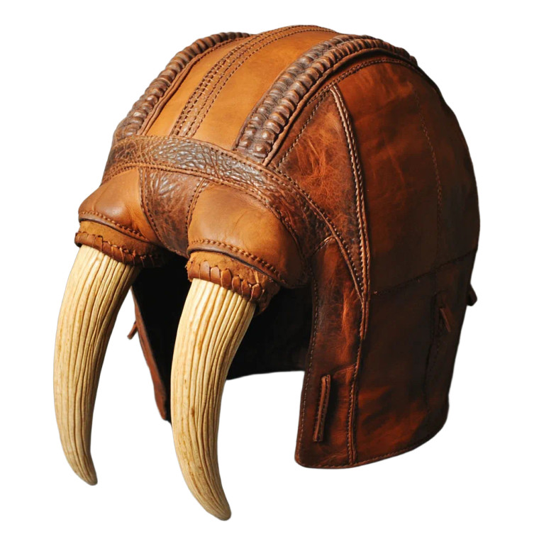 Walrus Leather Hat Vinyl Car Decal Sticker – Waterproof & UV-Resistant 4.0"