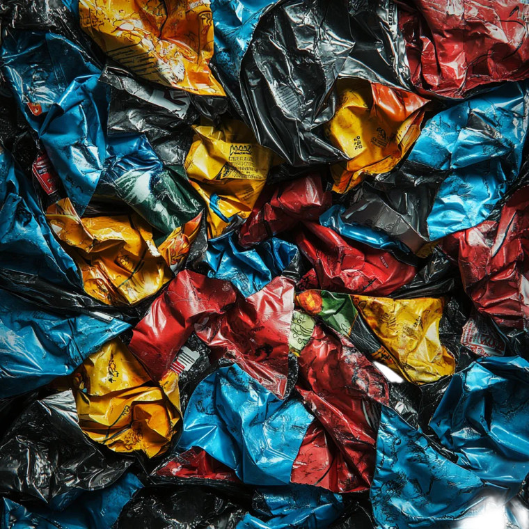 Waste Wrapper Munchies Scrap Vinyl Car Decal Sticker – Waterproof & UV-Resistant 4.0"
