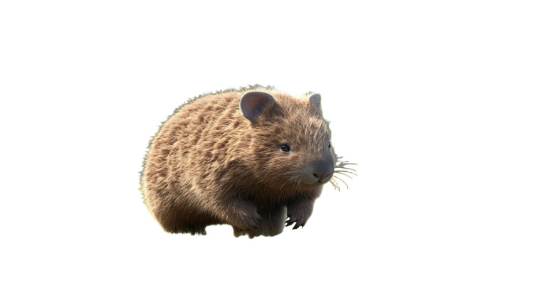 Wombat Grassy Field Vinyl Car Decal Sticker – Waterproof & UV-Resistant 7.14"