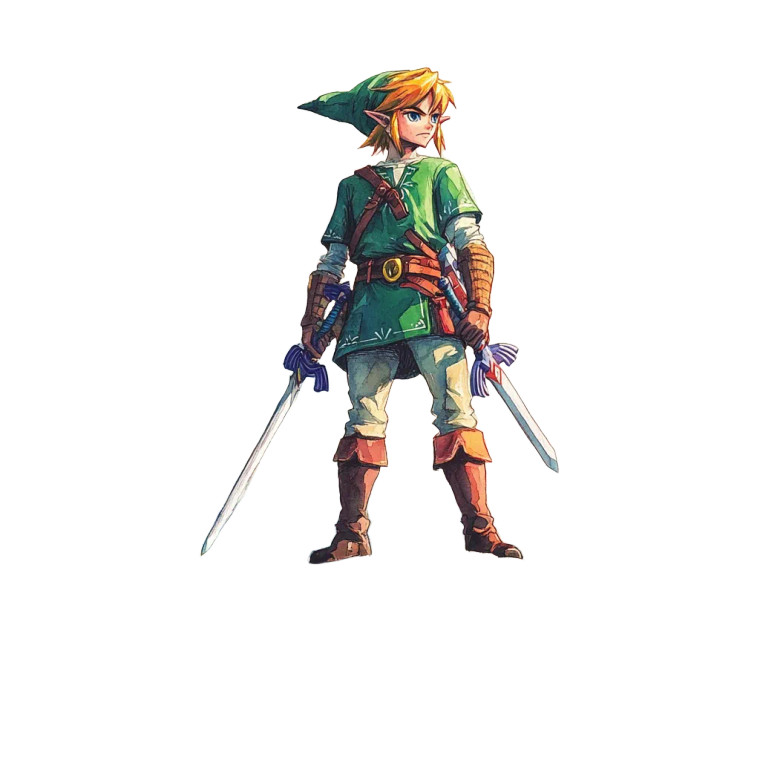 Zelda Cliff Sword Anime Vinyl Car Decal Sticker – Waterproof & UV-Resistant 4.0"