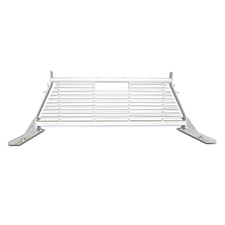 Westin Automotive Headache Rack 57-8003 HDX Heavy Duty; Bar Style; Powder Coated; White; Steel